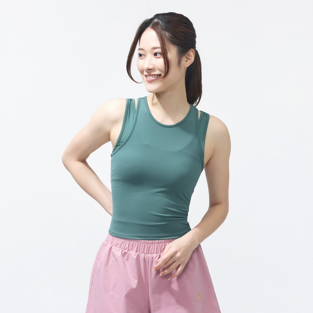 TIGORA by BEAMS DESIGN レディース スポーツロングブラトップ ブラ