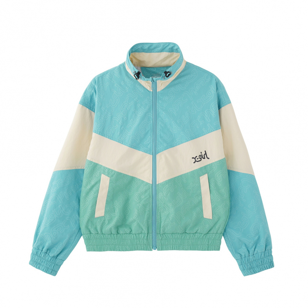 X-girl レディース アウター エンボスウィンドアップジャケット EMBOSSED WIND UP JACKET 8246021007 スポーツウェア ヨガウェア エックスガール