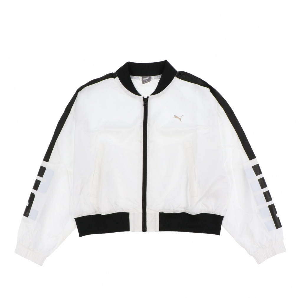 プーマ レディース アウター TRN EDGE ウラメッシュクロップド ウーブンジャケット 525208 スポーツウェア ヨガウェア PUMA 24ss_cl_pm