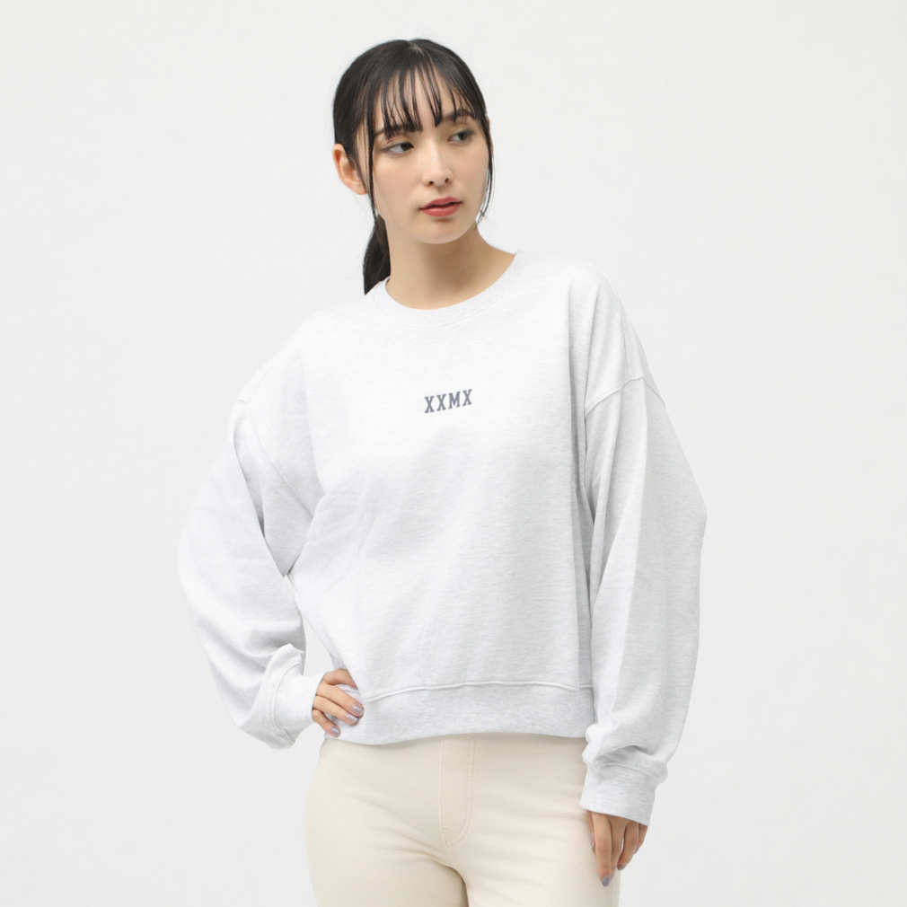 ゼクシィミックス レディース XXMX デイリーコットン 長袖 トレーナー XA5453H スポーツウェア ヨガウェア XEXYMIX