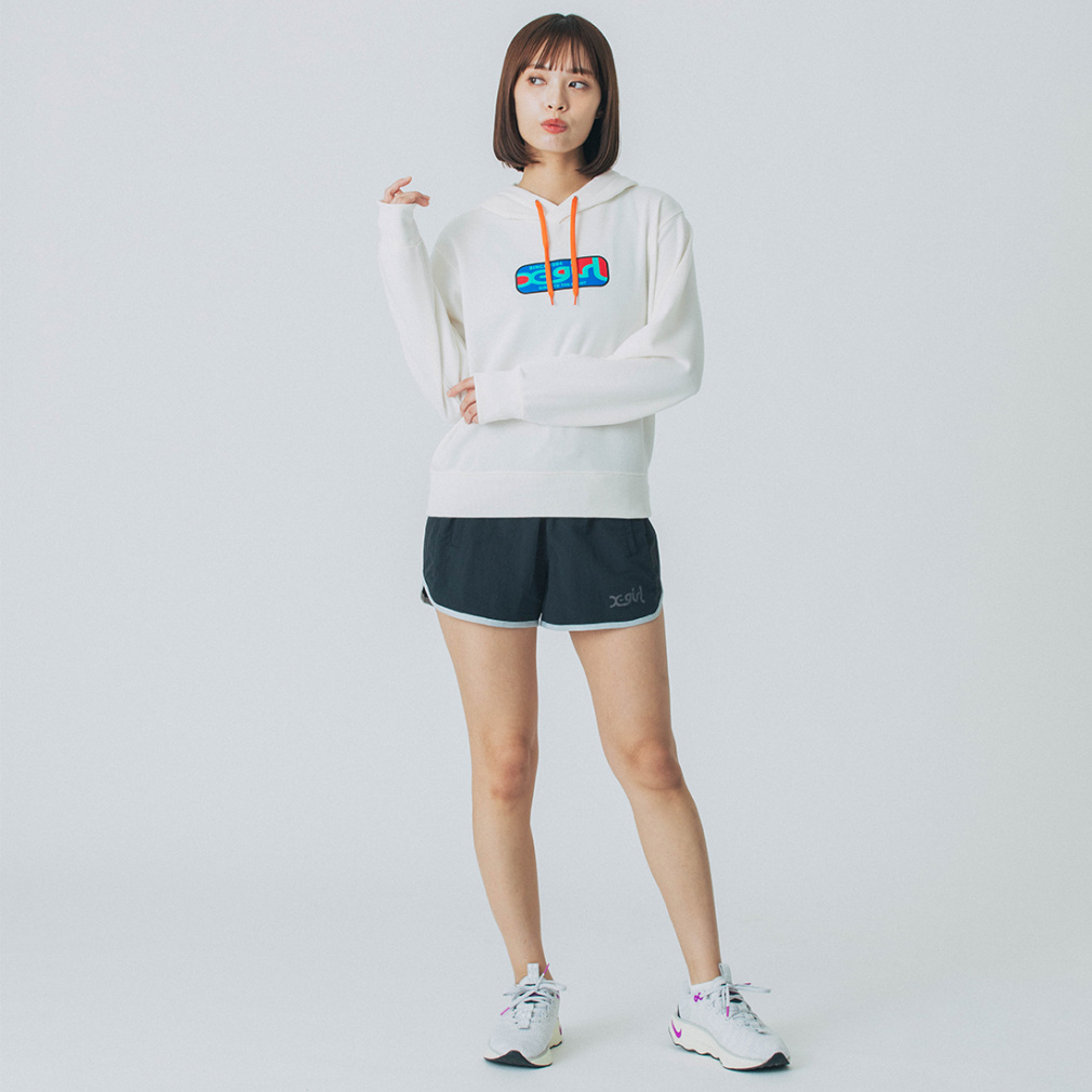 GbNXK[ fB[X AE^[ V[gt[fB[XEFbgVc SHORT HOODIE SWEATSHIRT 5251012002 p[J[ X|[cEFA KEFA X-girl
