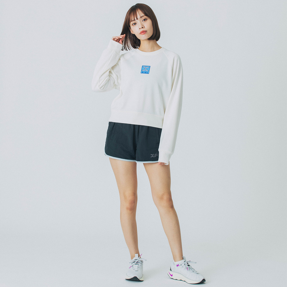 GbNXK[ fB[X AE^[ V[gN[lbNXEFbgVc SHORT CREWNECK SWEATSHIRT 5251012004 X|[cEFA KEFA X-girl