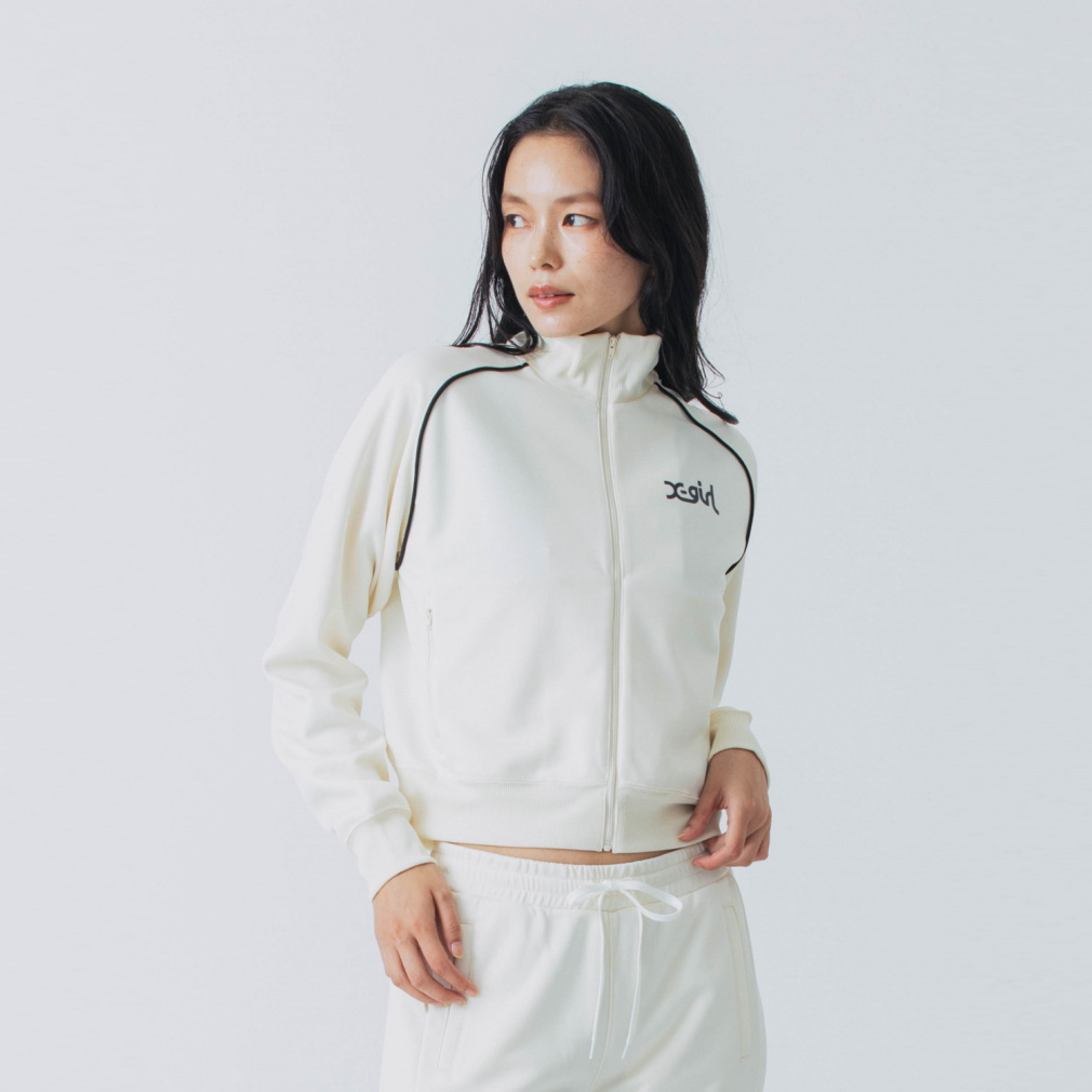 X-girl fB[X AE^[ V[ggbNWPbg SHORT TRACK JACKET 8246021011 X|[cEFA KEFA GbNXK[