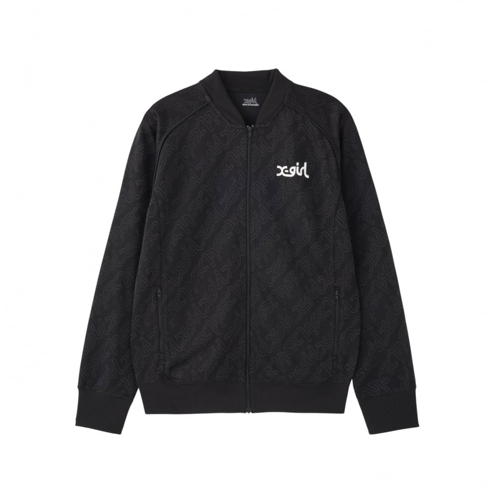 X-girl ���f�B�[�X �A�E�^�[ �W���J�[�h�g���b�N�W���P�b�g JACQUARD TRACK JACKET 8246021009 �X�|�[�c�E�F�A ���K�E�F�A �G�b�N�X�K�[��