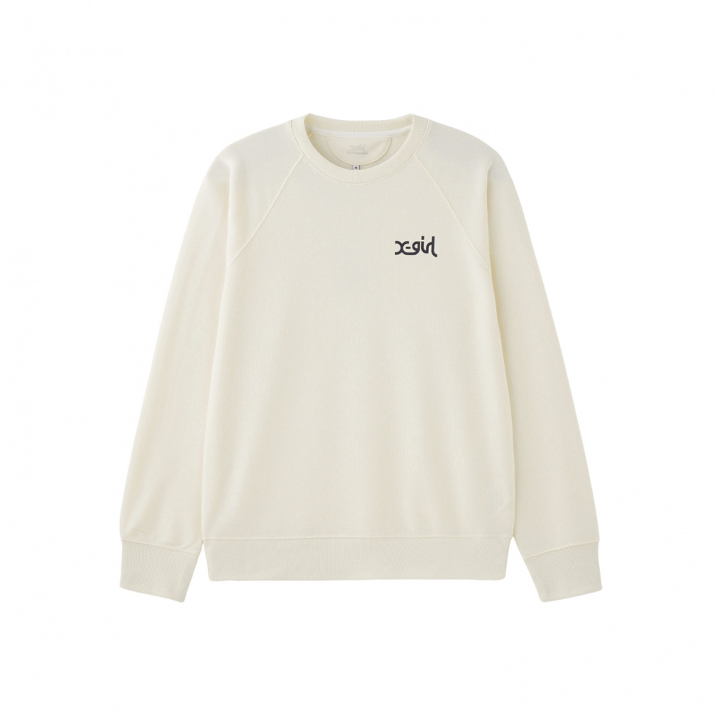 X-girl fB[X AE^[ N[lbNXEFbgVc CREWNECK SWEATSHIRT 8246012004 X|[cEFA KEFA GbNXK[
