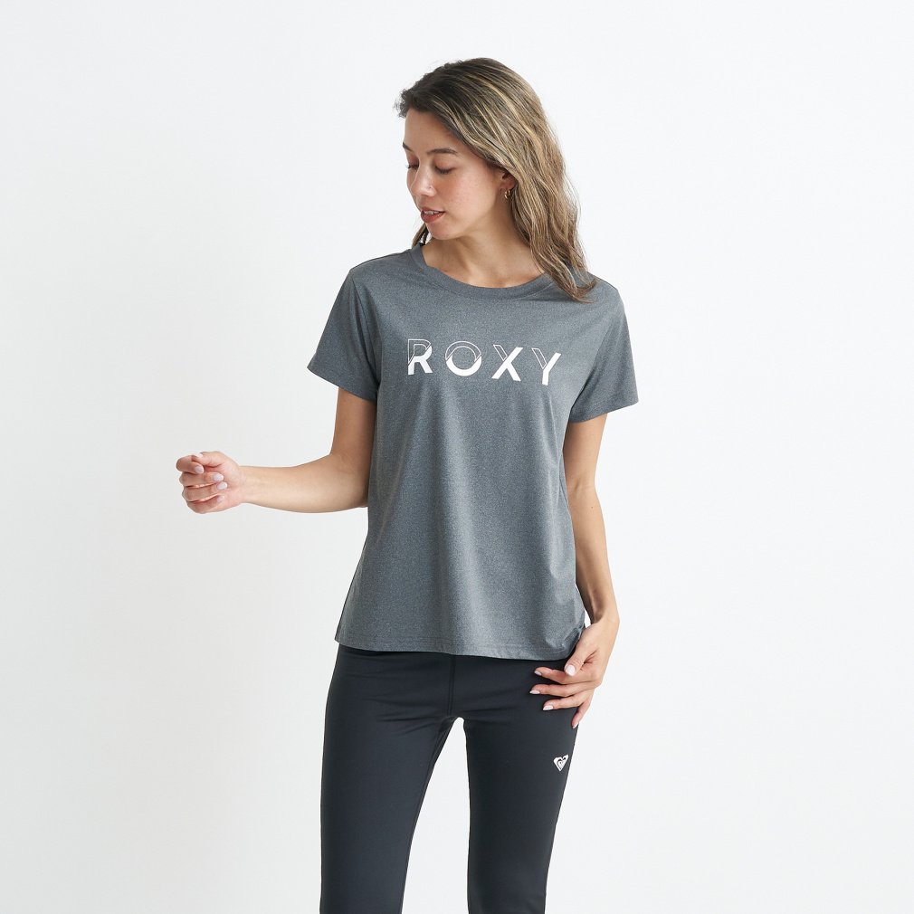 ロキシー レディース 半袖 Tシャツ ONESELF RST241537 スポーツウェア ヨガウェア ROXY