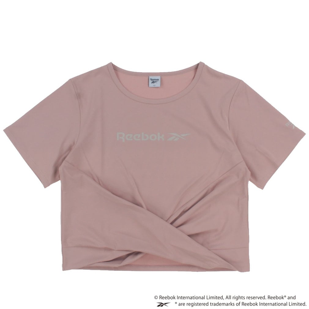 REEBOK WRAP TEE(ペールピンク-M)