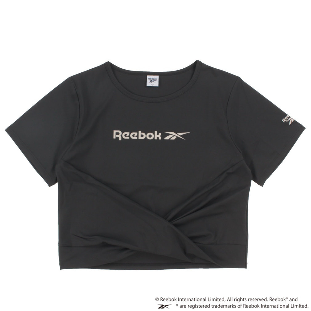 REEBOK WRAP TEE(チャコールグレー-M)