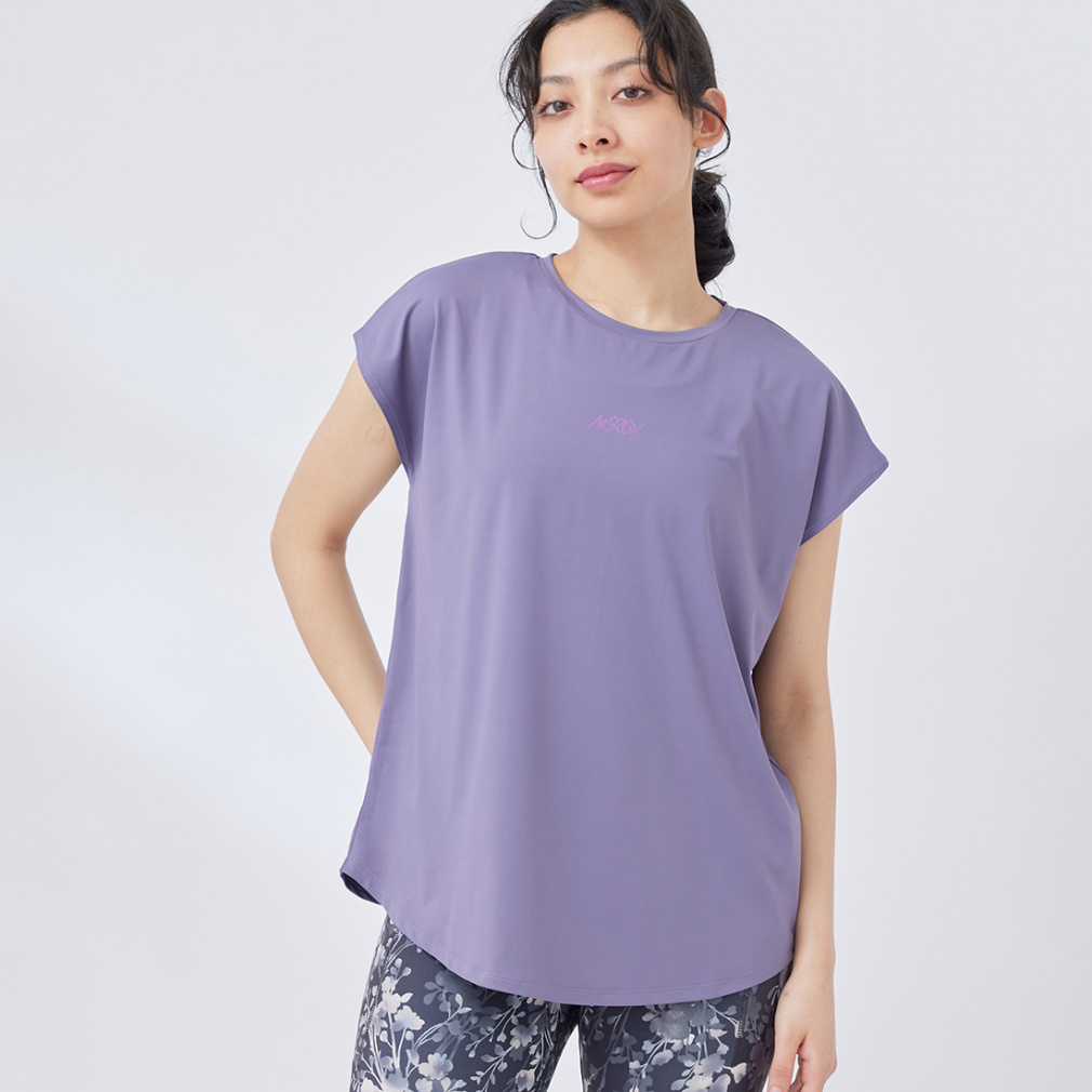 ナージー レディース 半袖 Tシャツ フレンチスリーブTシャツ NJM34000 スポーツウェア ヨガウェア アルペン・スポーツデポ限定 NERGY