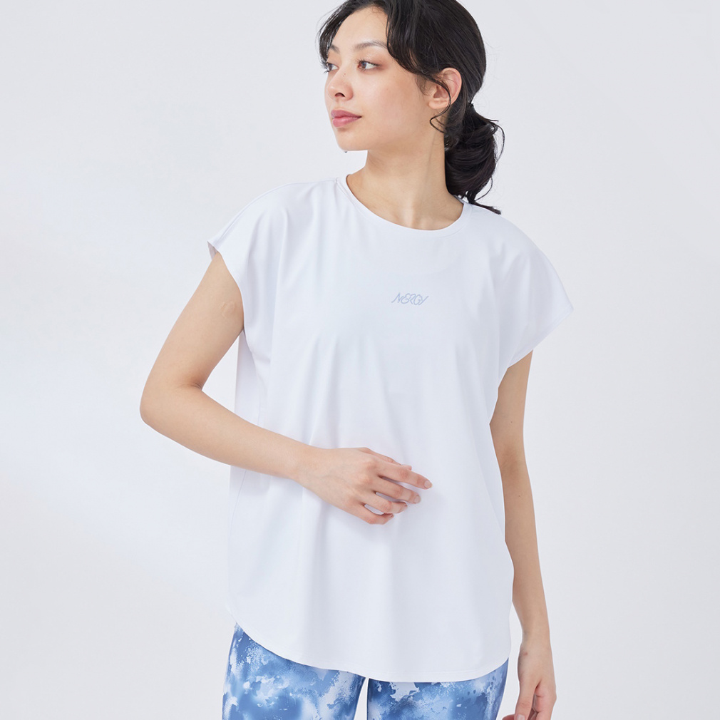 ナージー レディース 半袖 Tシャツ フレンチスリーブTシャツ NJM34000 スポーツウェア ヨガウェア アルペン・スポーツデポ限定 NERGY