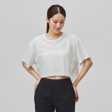 BRUSHED CROP T-SHIRT