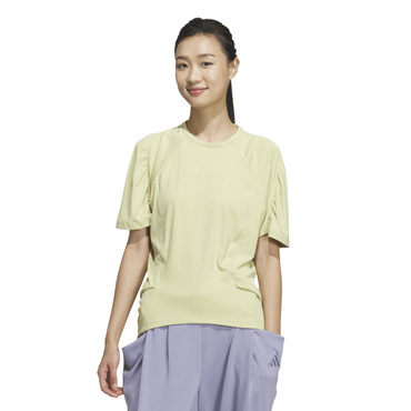 Lux AC リラックス 半袖Tシャツ(オレンジイエロー-S　レディス)