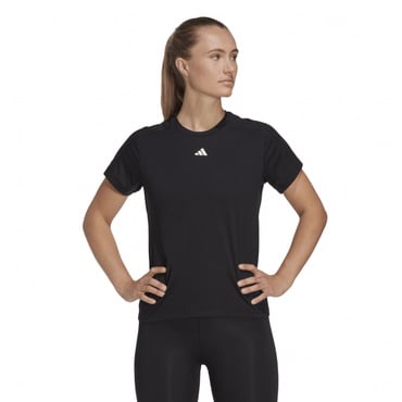 AEROREADY トレイン エッセンシャルズ ミニマル ロゴ クルーネック半袖Tシャツ