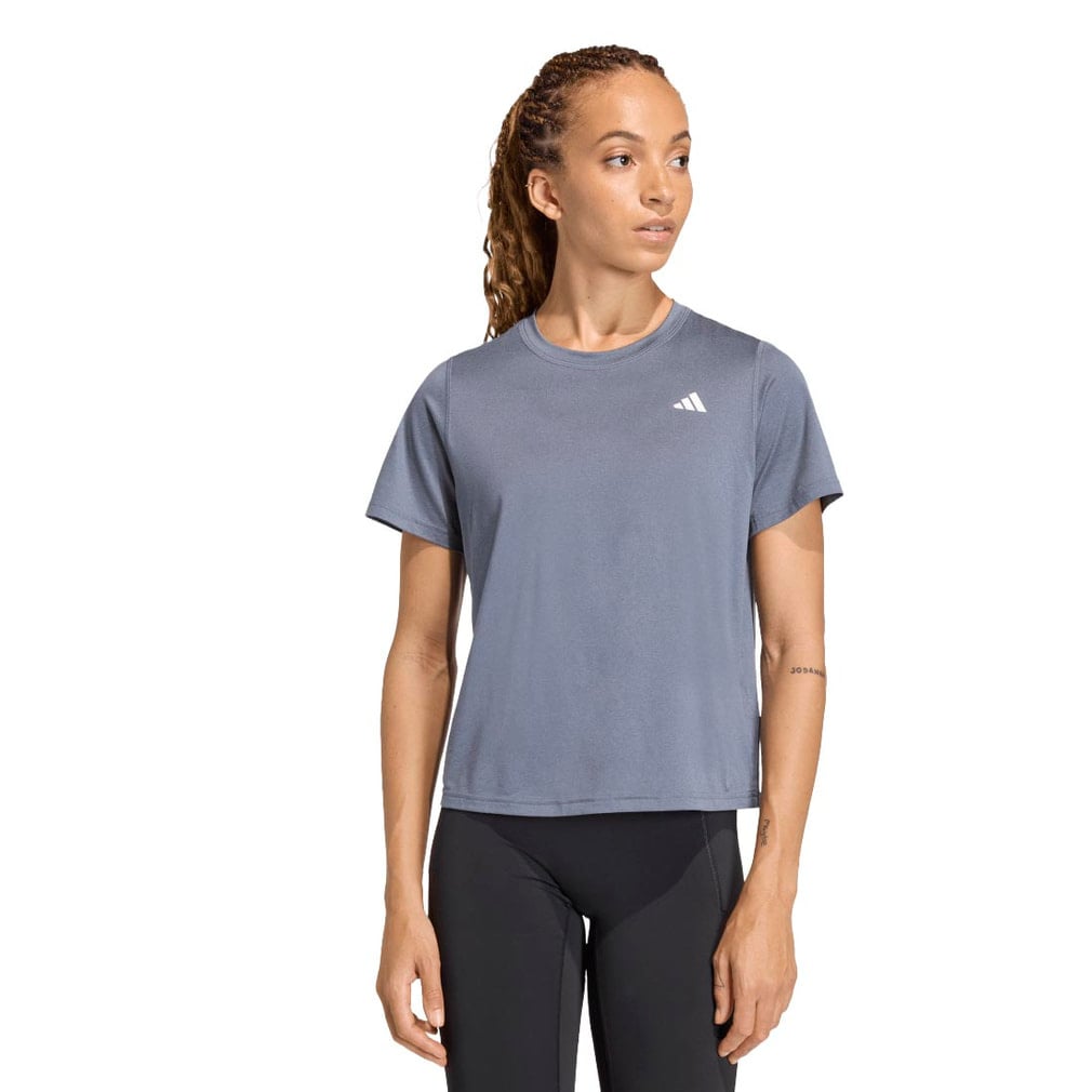 ワークアウト エッセンシャル クルーネック Tシャツ(ダークブルー-S)