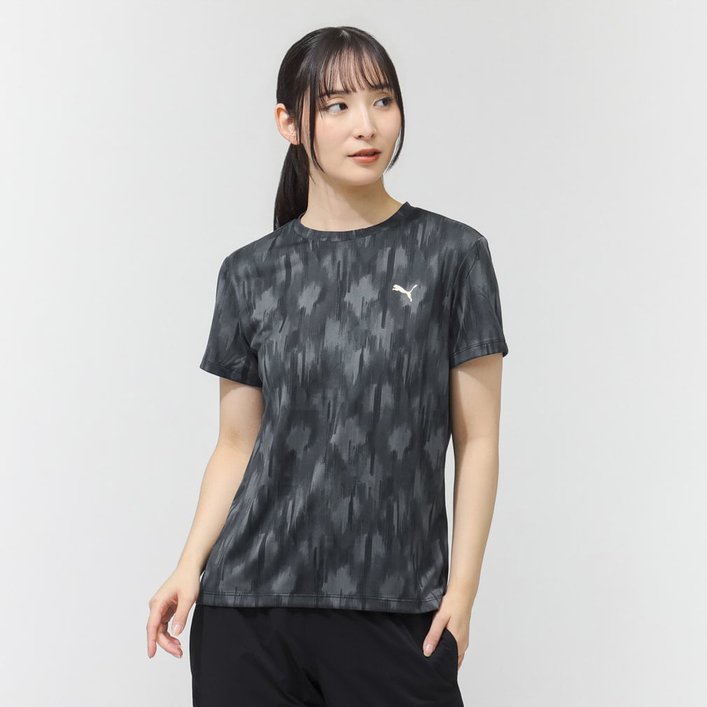 プーマ レディース 半袖 Tシャツ TAD AOP SS Tシャツ 528899 スポーツ