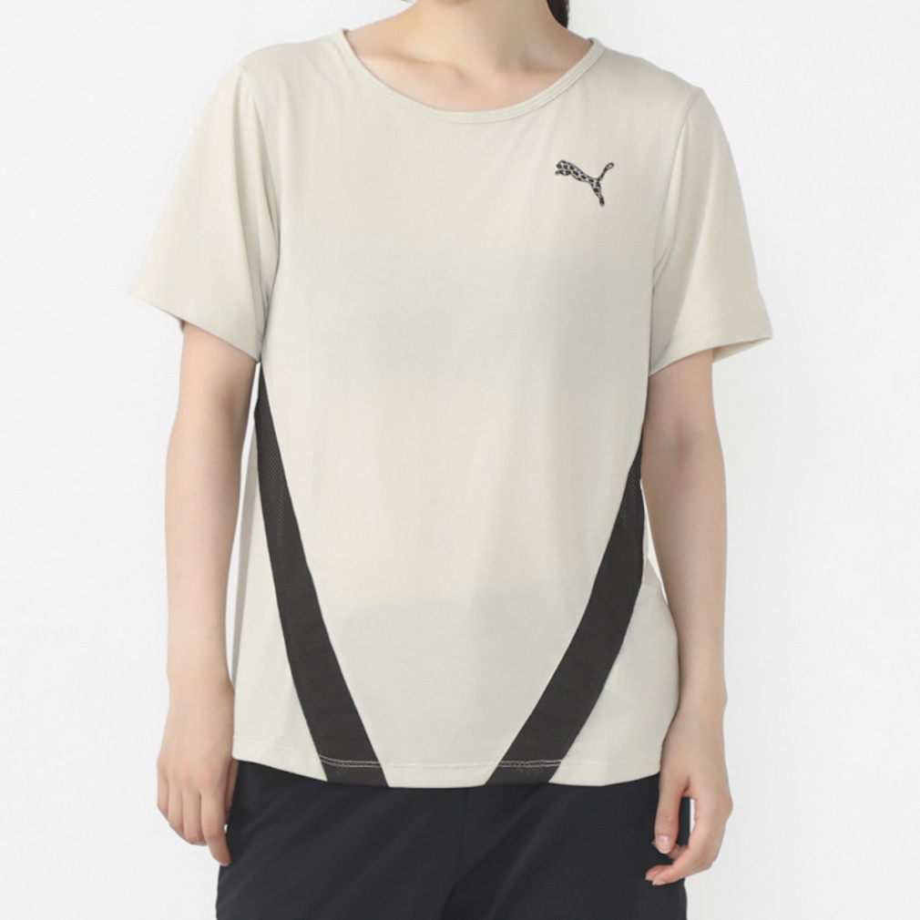 ★rine Serre★ グレー ジャージ フィット Tシャツ マリーン セル(Marine Serre)｜Moon Logo Jersey Baby Fit T