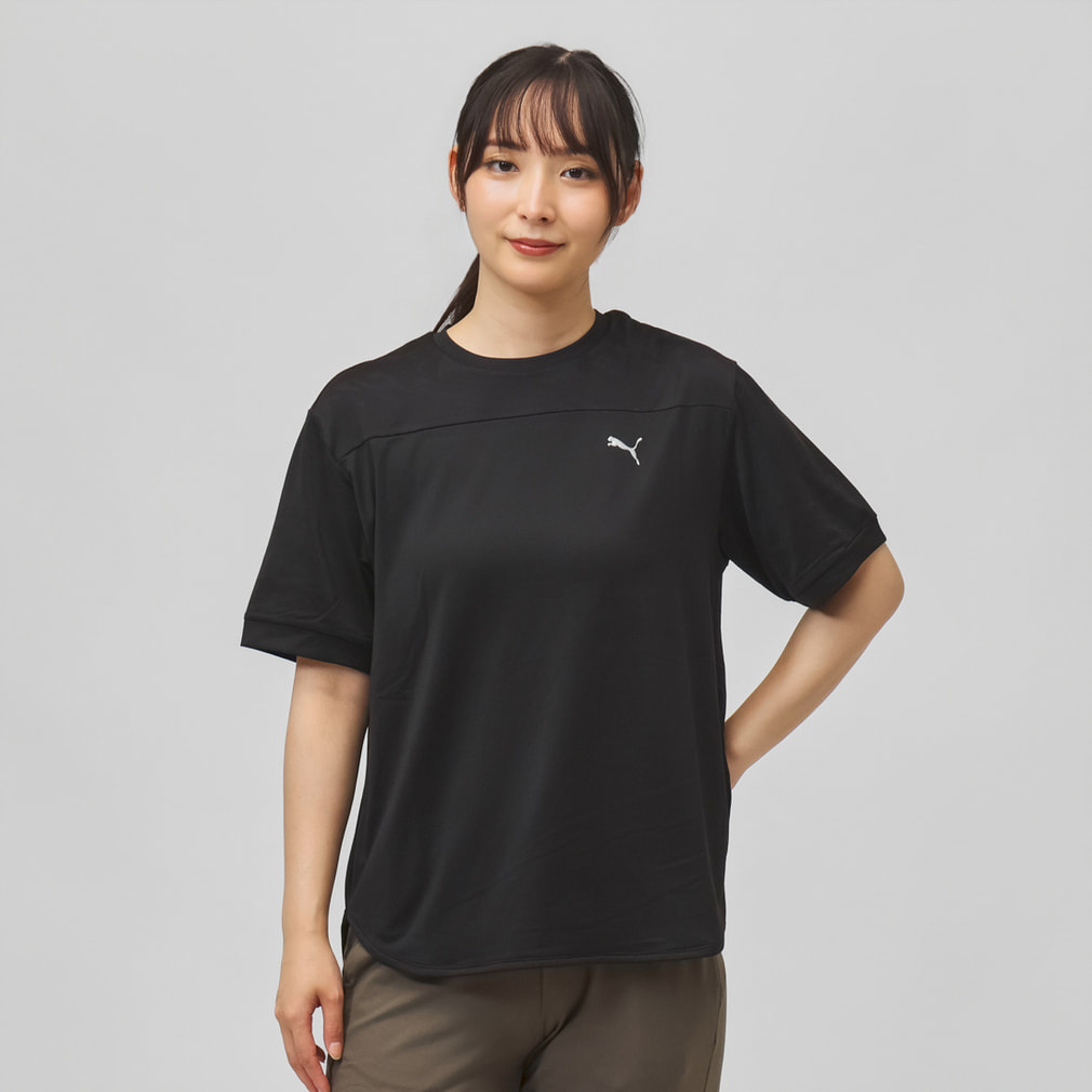 プーマ レディース 半袖 Tシャツ TAD JQ BLOCK TEE 529582 スポーツ