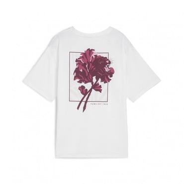W FLORAL CAT GRAPHIC Tシャツ