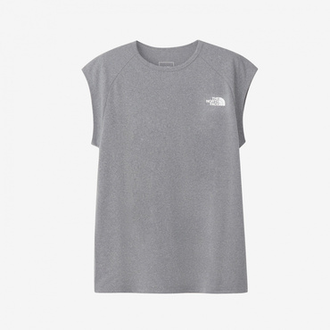 F/S Long Hem Tee フレンチスリーブロングヘムティー(ライトグレー-S　レディス)