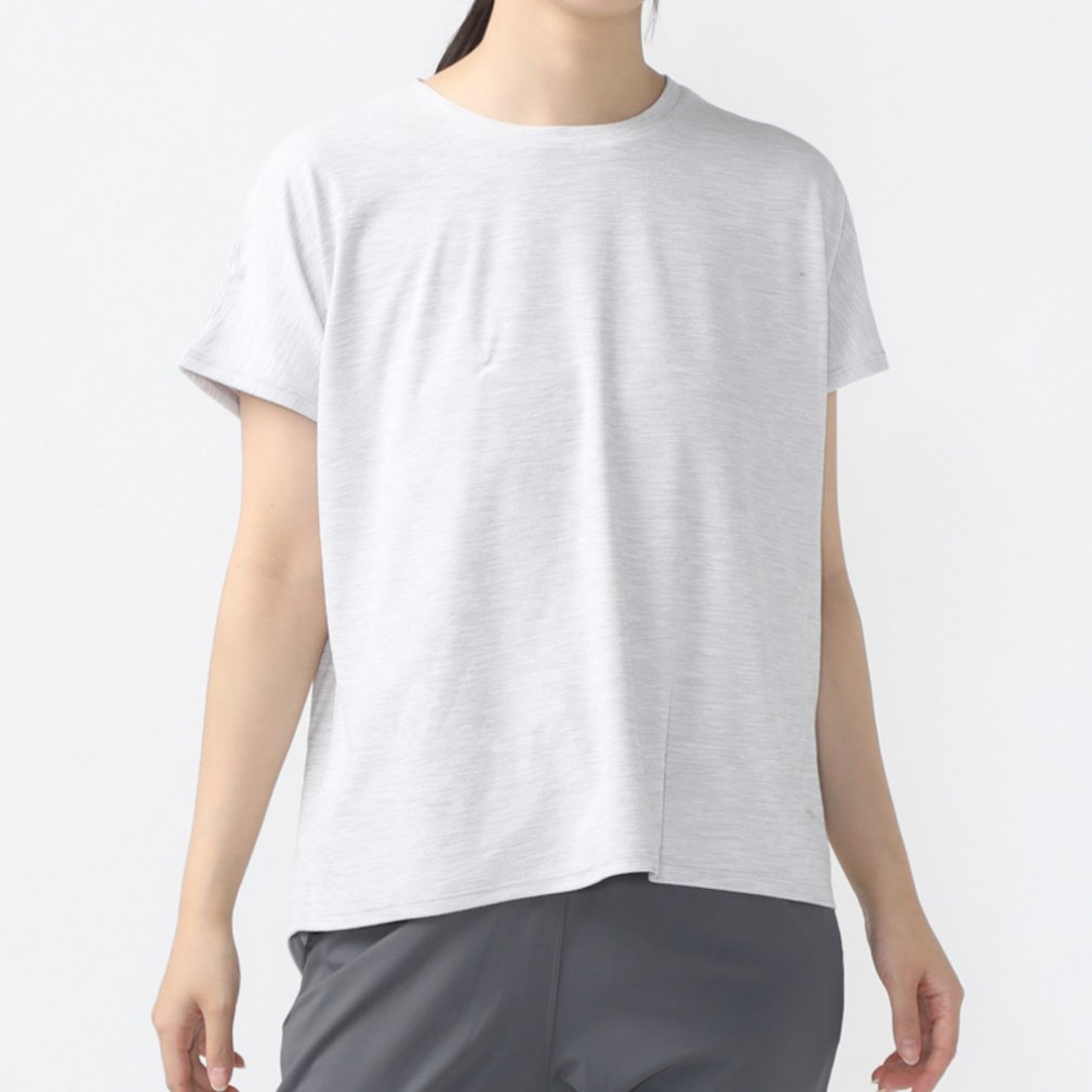 ティゴラ レディース 半袖 Tシャツ フィットネス 後ろしばり2WAYTシャツ TR-3F2344TS スポーツウェア ヨガウェア TIGORA