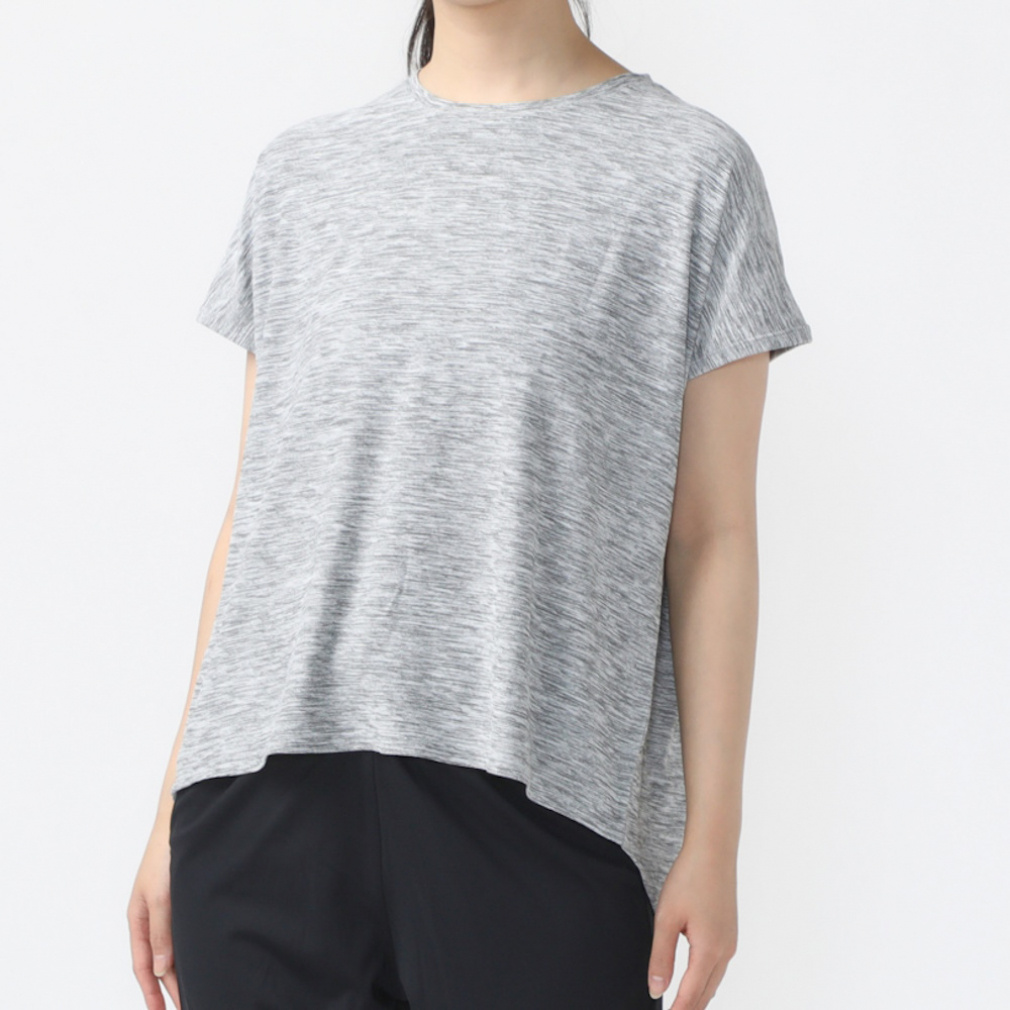 ティゴラ レディース 半袖 Tシャツ フィットネス 後ろしばり2WAYTシャツ TR-3F2344TS スポーツウェア ヨガウェア TIGORA