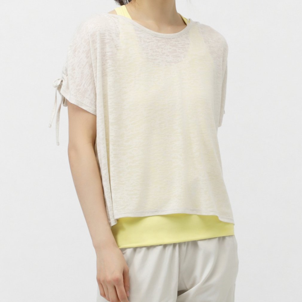 ティゴラ レディース 半袖 Tシャツ フィットネス タンクトップセットTシャツ TR-3F2415TS スポーツウェア ヨガウェア TIGORA