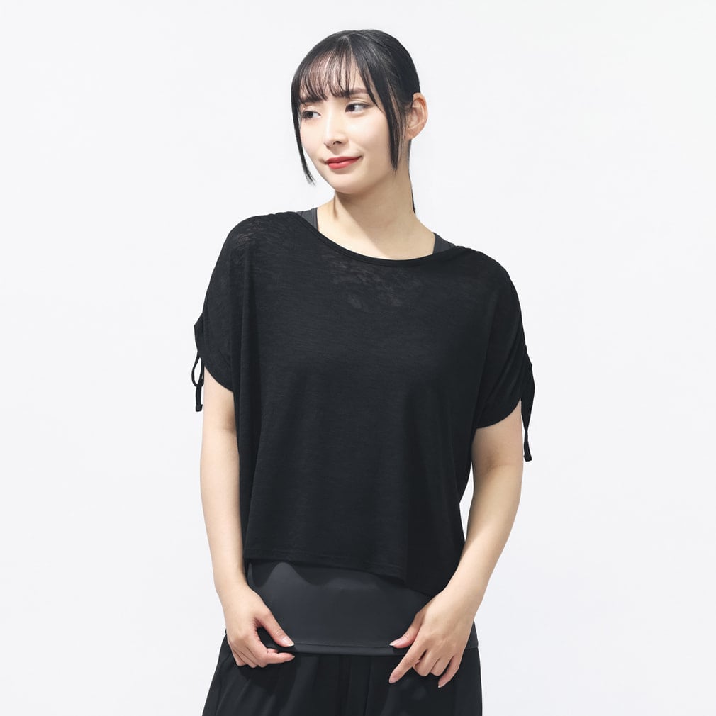 ティゴラ レディース 半袖 Tシャツ タンクトップセットTシャツ TR
