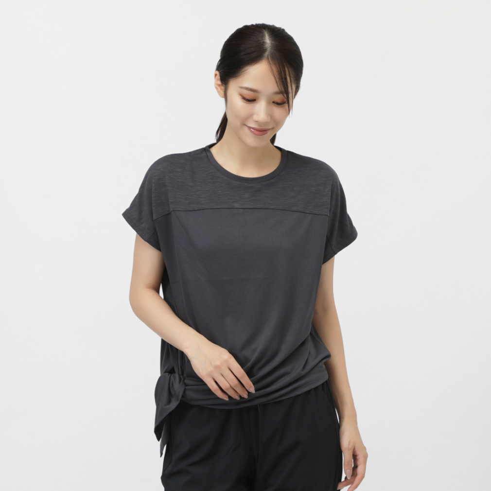 ティゴラ レディース 半袖 Tシャツ サイドスリットTシャツ TR-3F2735TS