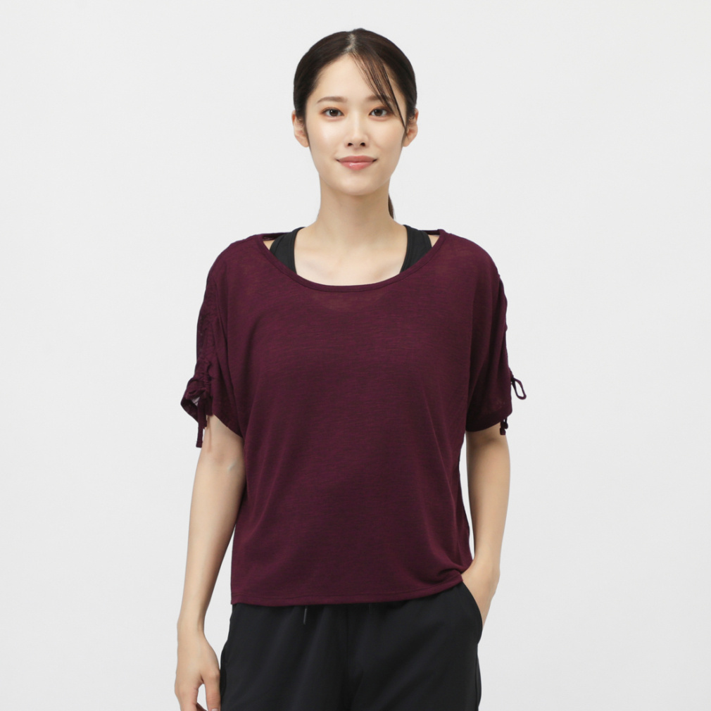 ティゴラ レディース 半袖 Tシャツ タンクトップセットTシャツ TR-3F2765TS スポーツウェア ヨガウェア TIGORA