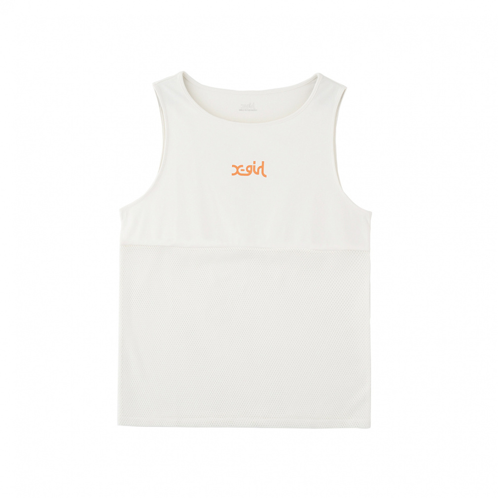 GbNXK[ fB[X ^Ngbv bV^Ngbv MESH TANK TOP 5251013009 X|[cEFA KEFA X-girl