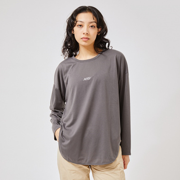 ラウンドロングTシャツ