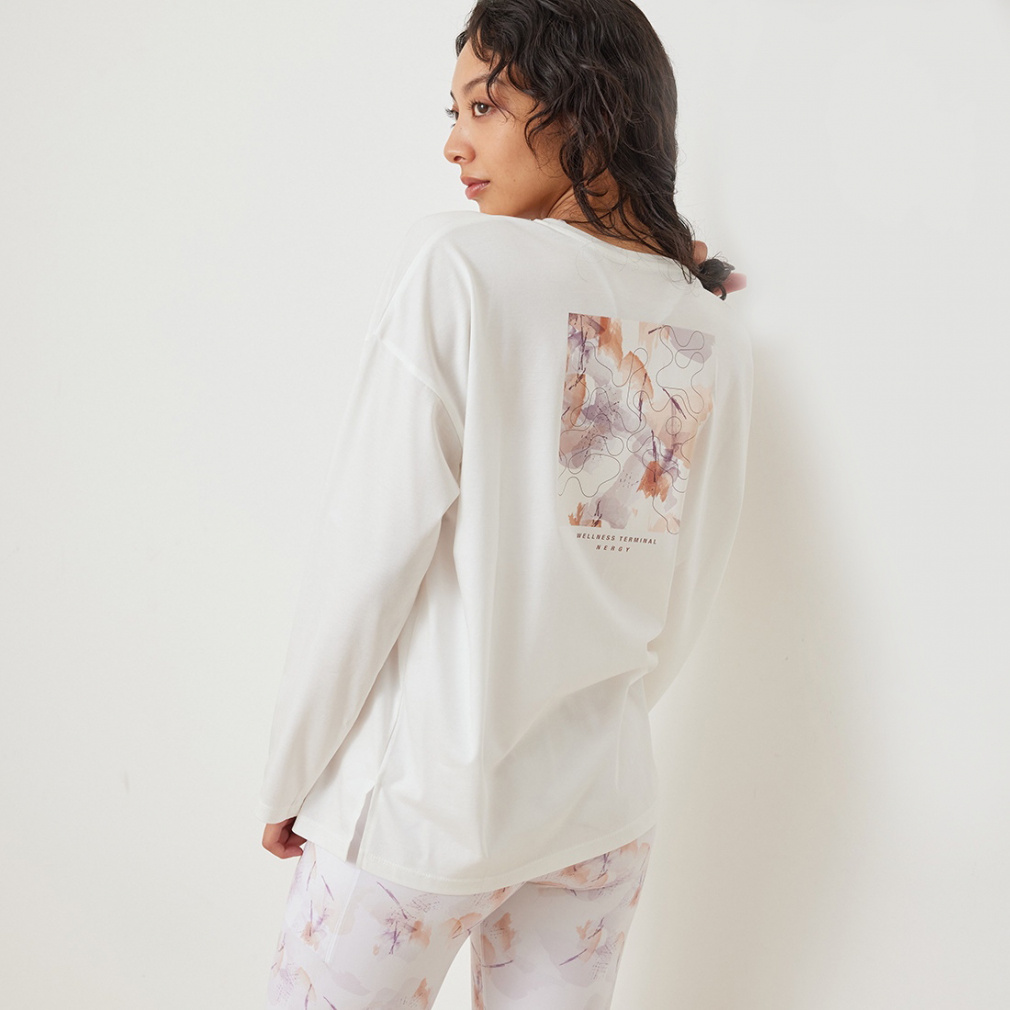 ルーズシルエットロングTシャツ