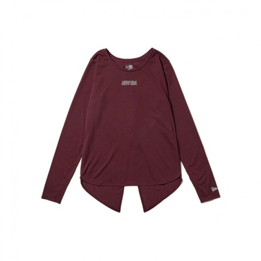 PAW LS BACK SLIT TEE ROSE