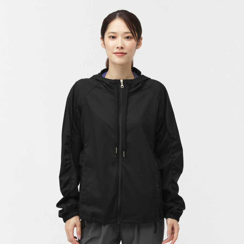 ストライプウエストシャーリングジャケット