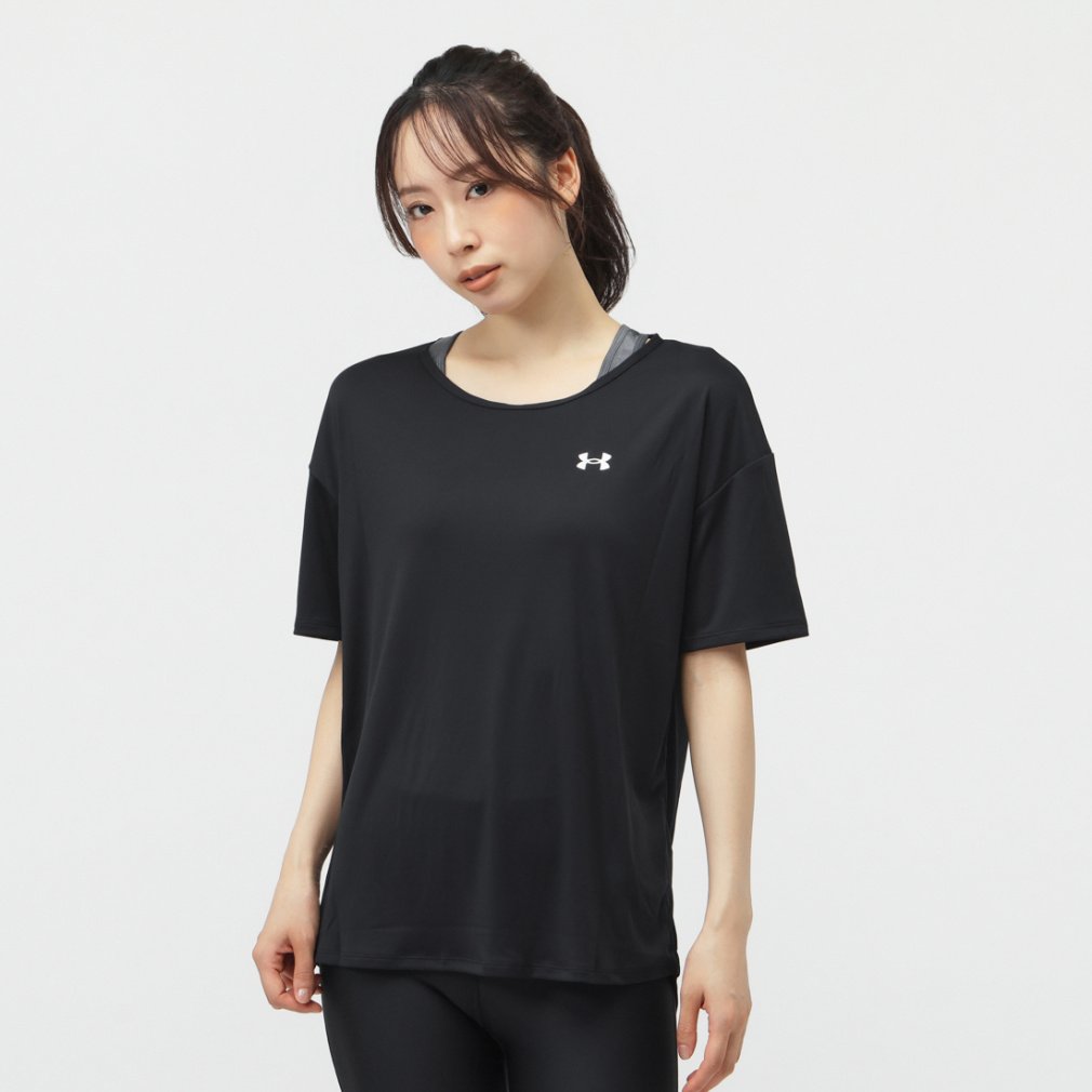 アンダーアーマー レディース ウェア UA 2イン1 Tシャツ 6010219 スポーツウェア ヨガウェア アルペン・スポーツデポ限定 UNDER ARMOUR