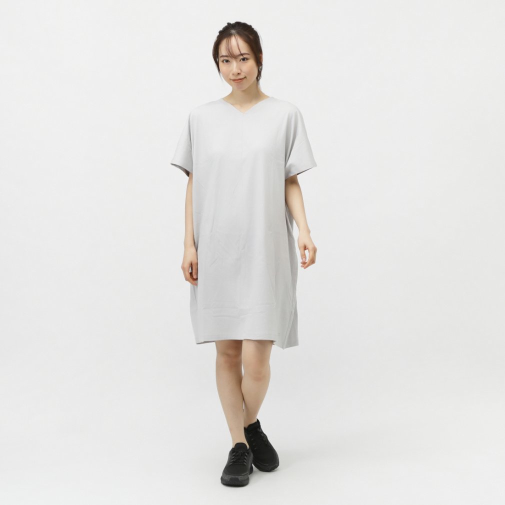 フィットネス UVシルキーコットンお着換えワンピース