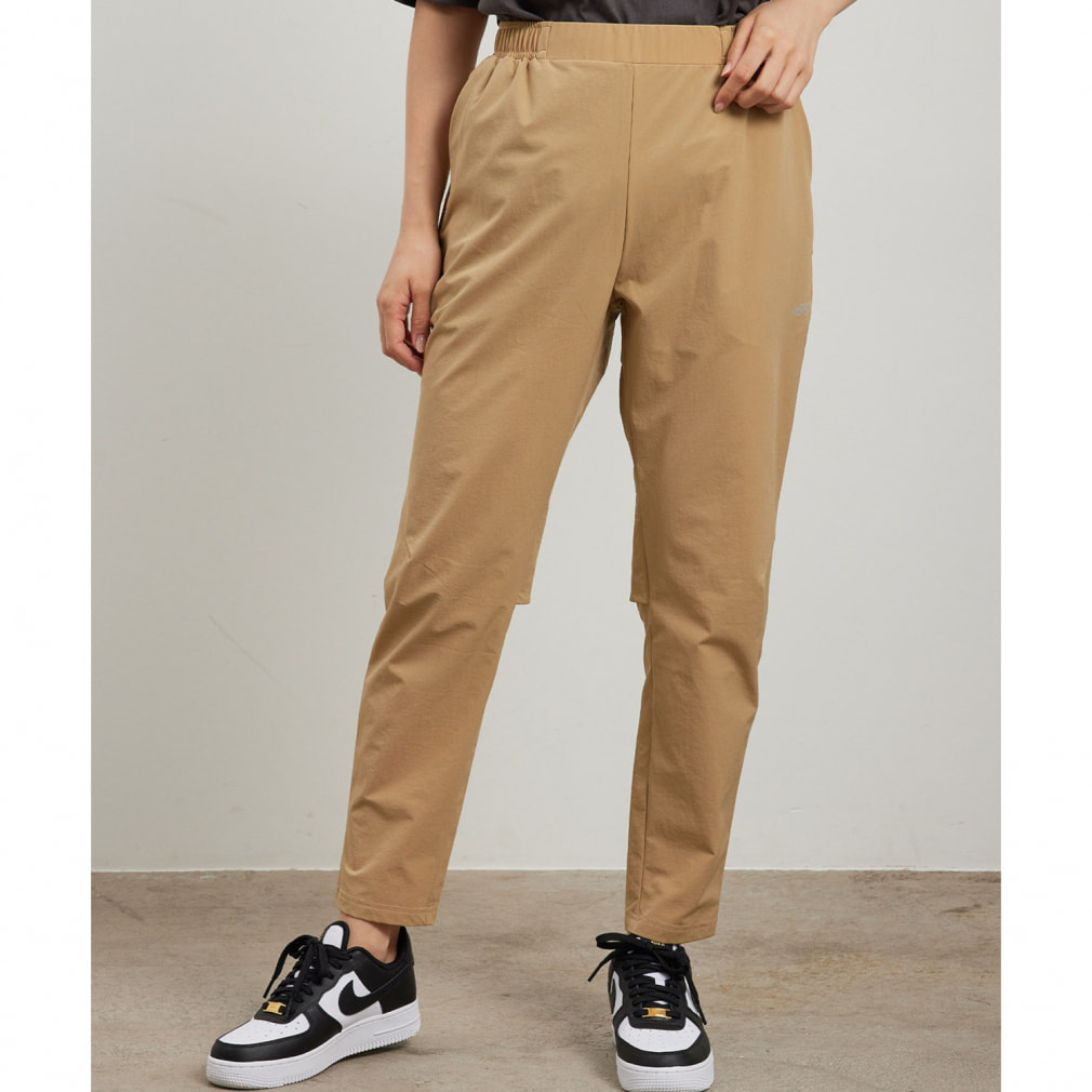 INDEPICT トラックパンツ　ベージュ ナージー レディース ロングパンツ ベンチレーショントラックパンツ