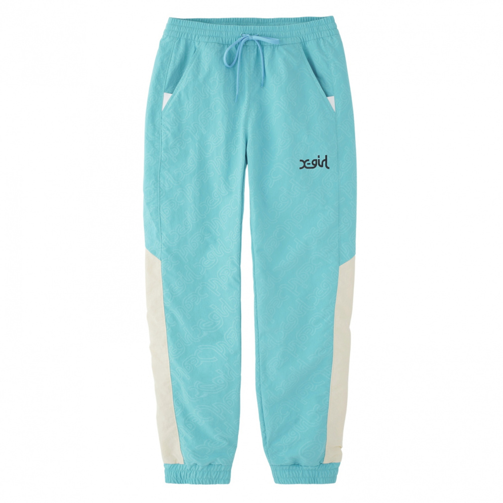 X-girl fB[X Opc G{XEBhAbvpc EMBOSSED WIND UP PANTS 8246031011 X|[cEFA KEFA GbNXK[