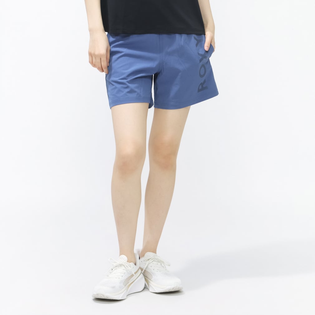 フィットネス ショートパンツ MY 1ST ROXY SHORTS(ブルー-S)