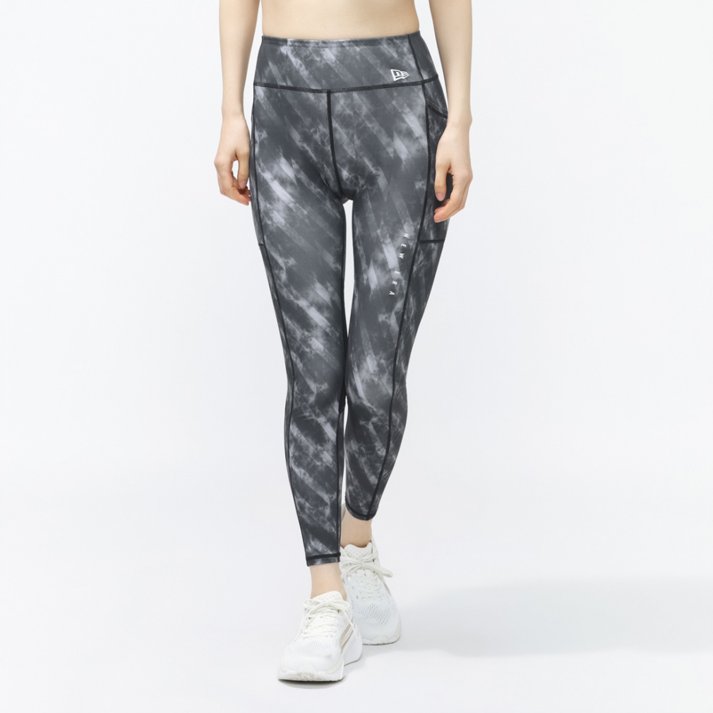 WPA LEGGINGS TIE-DYE BLK(ブラック-S)