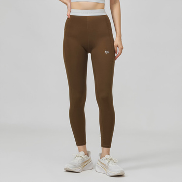 WPA LGGINGS WAIST LOGO BRN
