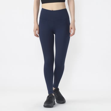 フィットネス ロングタイツ 無地カラー