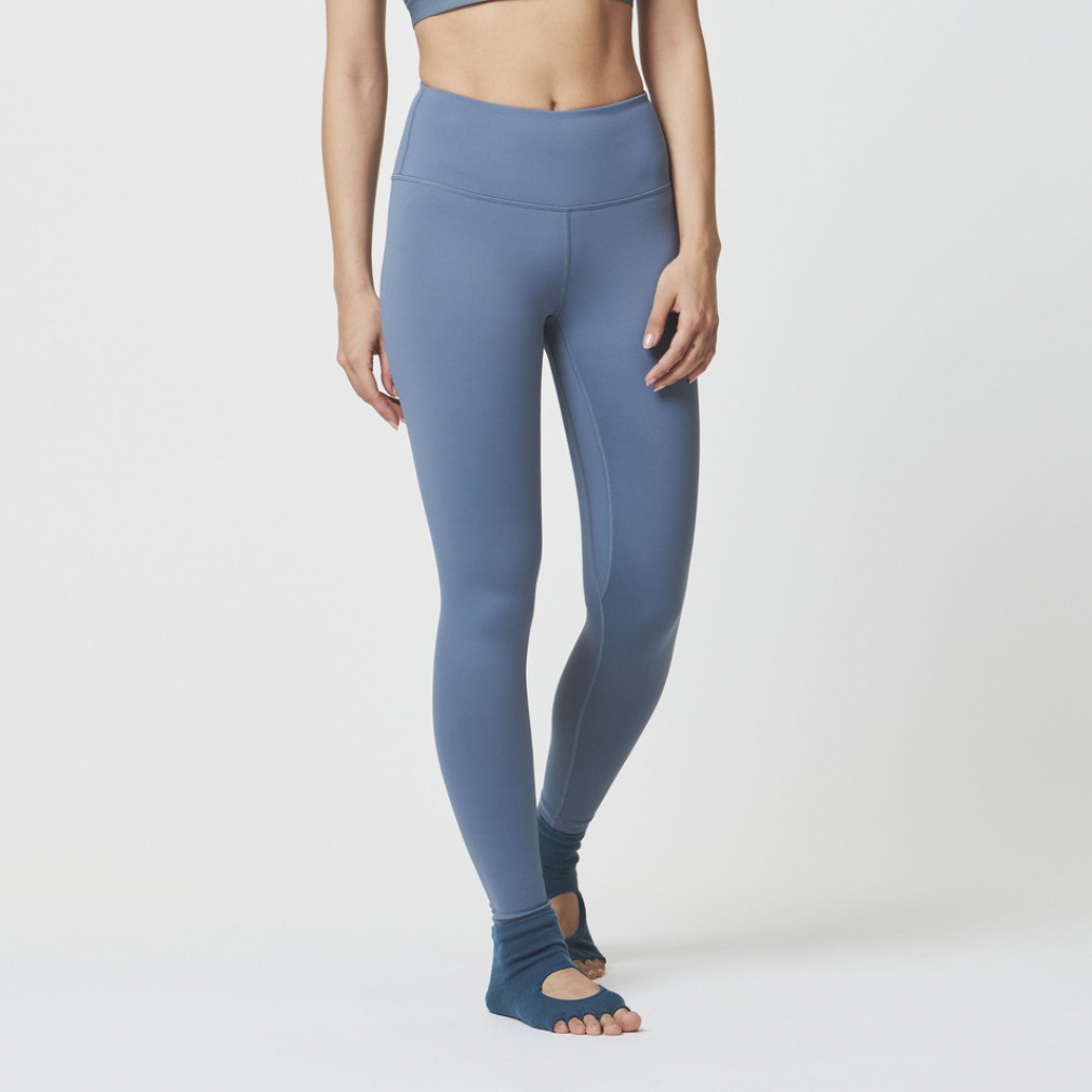 ティゴラ レディース レギンス フィットネス ロングタイツ 無地カラー