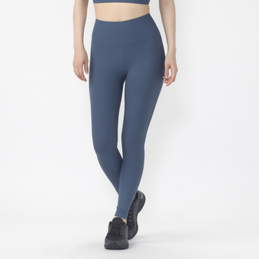 フィットネス 縦畝ロングタイツ