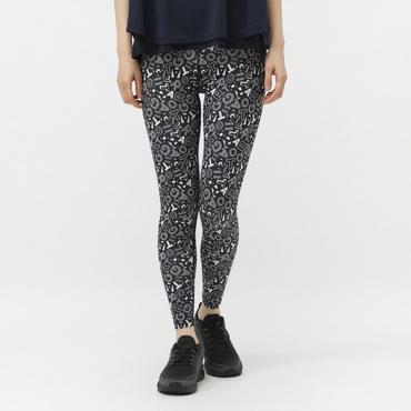 ベーシック ロングタイツ プリント柄