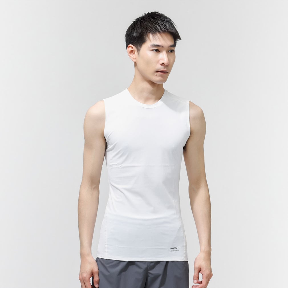 iCOOL ノースリーブコンプレッション(ホワイト-S)