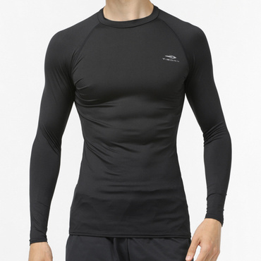 ATHLETICS ベーシックコンプレッション長袖クルーネック