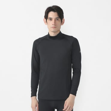 フリーコンプレション長袖モックネック