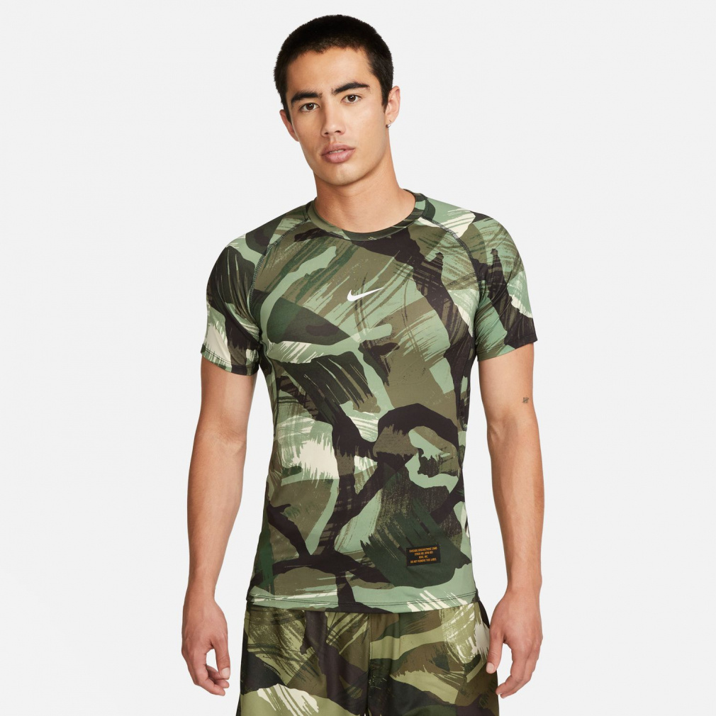 ナイキ メンズ 半袖 コンプレッション インナー NP DF スリム カモ AO