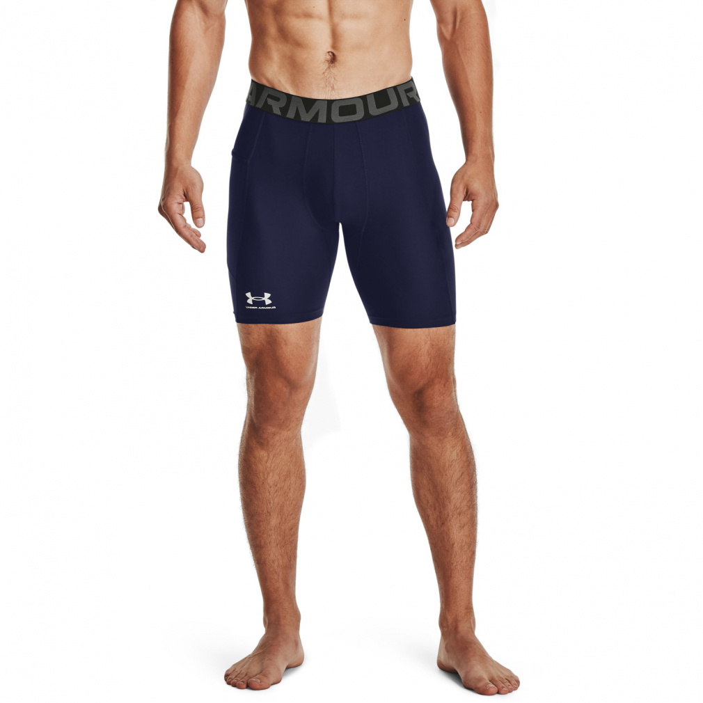 UA HG ARMOUR SHORTS(ネイビー-S　メンズ)